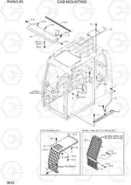 6010 CAB MOUNTING R140LC-9S(BRAZIL), Hyundai