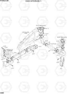 6080 CAB INTERIOR 1 R140LC-9S(BRAZIL), Hyundai