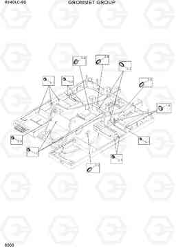 6300 GROMMET GROUP R140LC-9S(BRAZIL), Hyundai