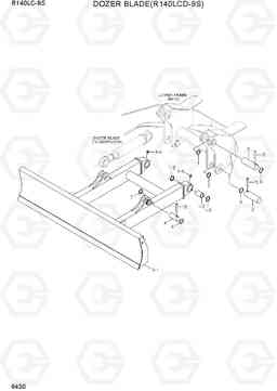 6430 DOZER BLADE(R140LCD-9S) R140LC-9S(BRAZIL), Hyundai