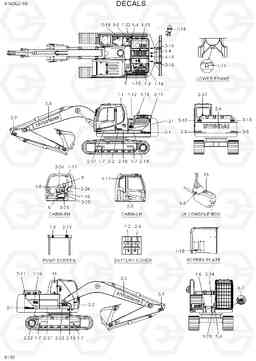 8100 DECALS R140LC-9S(BRAZIL), Hyundai