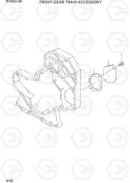 9120 FRONT GEAR TRAIN ACCESSORY R140LC-9S(BRAZIL), Hyundai