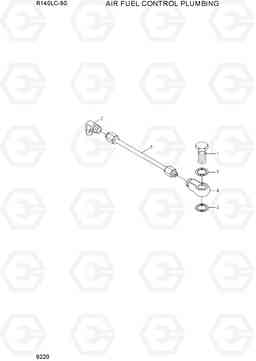 9220 AIR FUEL CONTROL PLUMBING R140LC-9S(BRAZIL), Hyundai