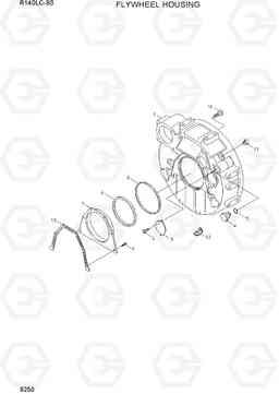9250 FLYWHEEL HOUSING R140LC-9S(BRAZIL), Hyundai