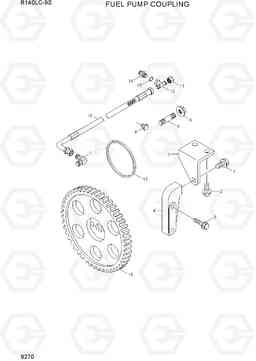 9270 FUEL PUMP COUPLING R140LC-9S(BRAZIL), Hyundai