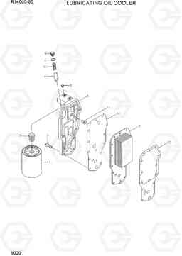 9320 LUBRICATING OIL COOLER R140LC-9S(BRAZIL), Hyundai