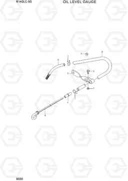 9330 OIL LEVEL GAUGE R140LC-9S(BRAZIL), Hyundai