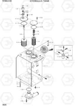 3020 HYDRAULIC TANK R160LC-9S(BRAZIL), Hyundai