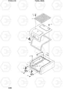 6280 TOOL BOX R160LC-9S(BRAZIL), Hyundai