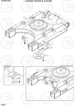 6410 LOWER FRAME & COVER R160LC-9S(BRAZIL), Hyundai