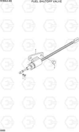 9300 FUEL SHUTOFF VALVE R160LC-9S(BRAZIL), Hyundai