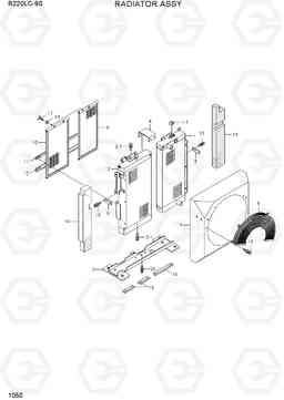 1050 RADIATOR ASSY R220LC-9S(BRAZIL), Hyundai