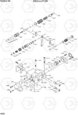 4020 REGULATOR R220LC-9S(BRAZIL), Hyundai