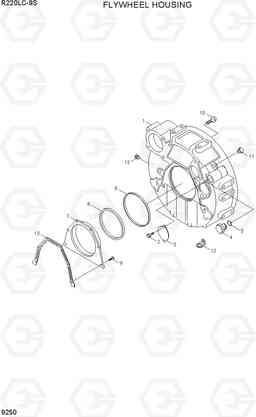 9250 FLYWHEEL HOUSING R220LC-9S(BRAZIL), Hyundai