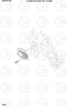9340 LUBRICATING OIL PUMP R220LC-9S(BRAZIL), Hyundai