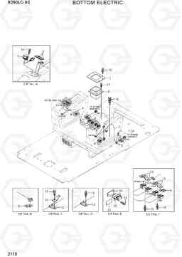 2110 BOTTOM ELECTRIC R260LC-9S(BRAZIL), Hyundai