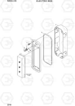 2210 ELECTRIC BOX R260LC-9S(BRAZIL), Hyundai