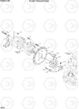 3010 PUMP MOUNTING R260LC-9S(BRAZIL), Hyundai