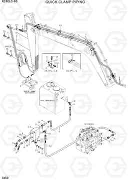 3450 QUICK CLAMP PIPING R260LC-9S(BRAZIL), Hyundai