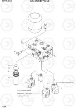 4300 SOLENOID VALVE R260LC-9S(BRAZIL), Hyundai