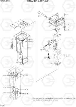 4420 BREAKER ASSY (3/3) R260LC-9S(BRAZIL), Hyundai