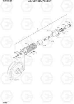 5060 ADJUST COMPONENT R260LC-9S(BRAZIL), Hyundai