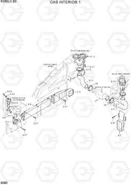 6080 CAB INTERIOR 1 R260LC-9S(BRAZIL), Hyundai