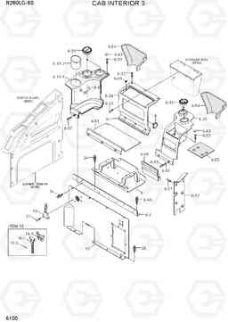 6100 CAB INTERIOR 3 R260LC-9S(BRAZIL), Hyundai