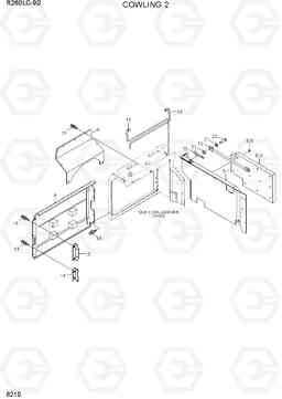 6210 COWLING 2 R260LC-9S(BRAZIL), Hyundai