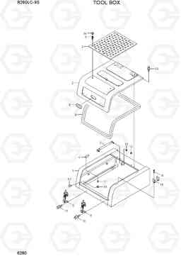 6280 TOOL BOX R260LC-9S(BRAZIL), Hyundai