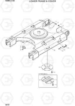 6410 LOWER FRAME & COVER R260LC-9S(BRAZIL), Hyundai