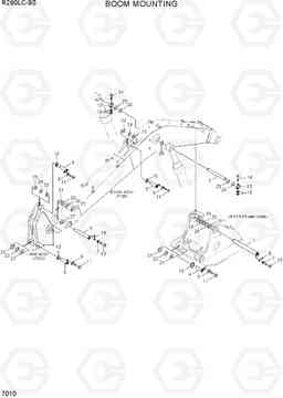 7010 BOOM MOUNTING R260LC-9S(BRAZIL), Hyundai