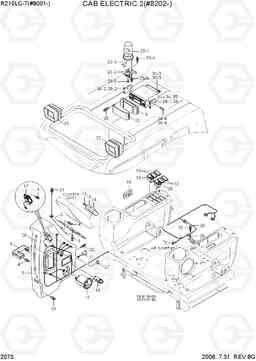 2073 CAB ELECTRIC 2(#8202-) R210LC-7(#98001-), Hyundai