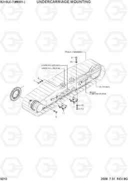 5010 UNDERCARRIAGE MOUNTING R210LC-7(#98001-), Hyundai