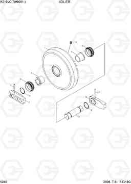 5040 IDLER R210LC-7(#98001-), Hyundai