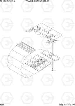 5055 TRACK CHAIN(R210-7) R210LC-7(#98001-), Hyundai