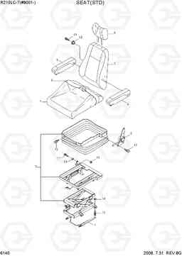 6140 SEAT(STD) R210LC-7(#98001-), Hyundai