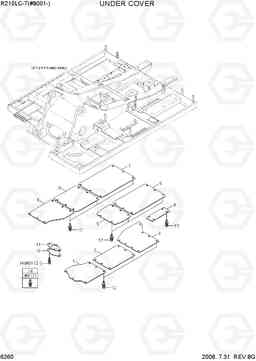 6260 UNDER COVER R210LC-7(#98001-), Hyundai