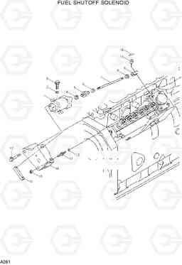A261 FUEL SHUTOFF VALVE R210LC-7(#98001-), Hyundai