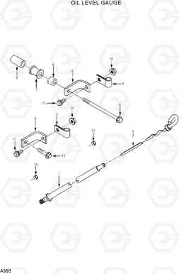 A350 OIL LEVEL GAUGE R210LC-7(#98001-), Hyundai