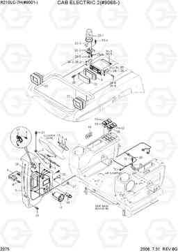 2075 CAB ELECTRIC 2(#9068-) R210LC-7H(#9001-), Hyundai