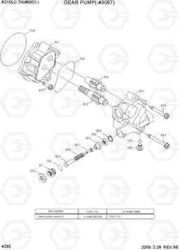 4030 GEAR PUMP(-#9067) R210LC-7H(#9001-), Hyundai