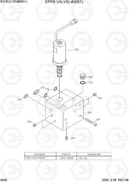 4040 EPPR VALVE(-#9067) R210LC-7H(#9001-), Hyundai