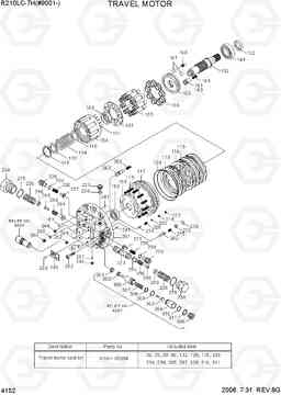 4152 TRAVEL MOTOR R210LC-7H(#9001-), Hyundai