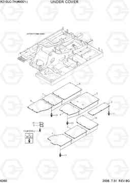 6260 UNDER COVER R210LC-7H(#9001-), Hyundai