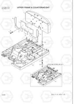 6400 UPPER FRAME & COUNTERWEIGHT R210LC-7H(#9001-), Hyundai