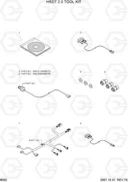 8050 HRDT 2.0 TOOL KIT R210LC-7H(#9001-), Hyundai