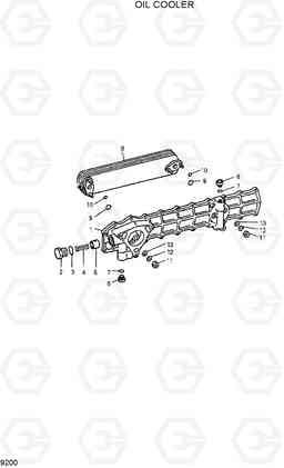 9200 OIL COOLER R210LC-7H(#9001-), Hyundai