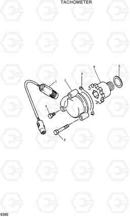 9390 TACHOMETER R210LC-7H(#9001-), Hyundai