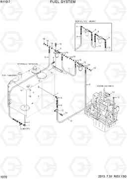 1070 FUEL SYSTEM R110-7(INDIA), Hyundai